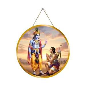 Lord Krishna Arjuna 12x12 Inch Round Religious Photo Frame | Spiritual Wall Decor For Home Temple, Pooja Room & Office | Divine Wall Art Picture For Worship, Meditation & Gift (F13217) Lord Krishna Arjuna 12x12 Inch Round Religious Photo Frame | Spiritual Wall Decor For Home Temple, Pooja Room & Office | Divine Wall Art Picture For Worship, Meditation & Gift (F13217)