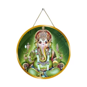 Lord Ganesha 12x12 Inch Round Religious Photo Frame | Spiritual Wall Decor For Home Temple, Pooja Room & Office | Divine Wall Art Picture For Worship, Meditation & Gift (F13225) Lord Ganesha 12x12 Inch Round Religious Photo Frame | Spiritual Wall Decor For Home Temple, Pooja Room & Office | Divine Wall Art Picture For Worship, Meditation & Gift (F13225)