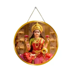 Goddess Lakshmi 12x12 Inch Round Religious Photo Frame | Spiritual Wall Decor For Home Temple, Pooja Room & Office | Divine Wall Art Picture For Worship, Meditation & Gift (F13229) Goddess Lakshmi 12x12 Inch Round Religious Photo Frame | Spiritual Wall Decor For Home Temple, Pooja Room & Office | Divine Wall Art Picture For Worship, Meditation & Gift (F13229)