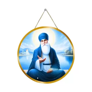 Guru Nanak Dev Ji 12x12 Inch Round Religious Photo Frame | Spiritual Wall Decor For Home Temple, Pooja Room & Office | Divine Wall Art Picture For Worship, Meditation & Gift (F13245) Guru Nanak Dev Ji 12x12 Inch Round Religious Photo Frame | Spiritual Wall Decor For Home Temple, Pooja Room & Office | Divine Wall Art Picture For Worship, Meditation & Gift (F13245)