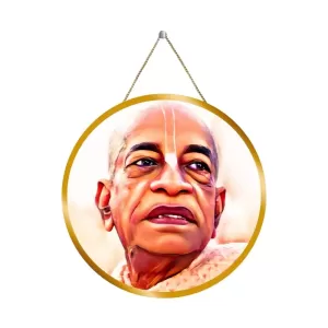 Bhaktivedanta Swami Prabhupada 12x12 Inch Round Religious Photo Frame | Spiritual Wall Decor For Home Temple, Pooja Room & Office | Divine Wall Art Picture For Worship, Meditation & Gift (F13250) Bhaktivedanta Swami Prabhupada 12x12 Inch Round Religious Photo Frame | Spiritual Wall Decor For Home Temple, Pooja Room & Office | Divine Wall Art Picture For Worship, Meditation & Gift (F13250)