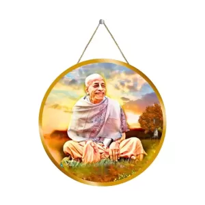 Bhaktivedanta Swami Prabhupada 12x12 Inch Round Religious Photo Frame | Spiritual Wall Decor For Home Temple, Pooja Room & Office | Divine Wall Art Picture For Worship, Meditation & Gift (F13253) Bhaktivedanta Swami Prabhupada 12x12 Inch Round Religious Photo Frame | Spiritual Wall Decor For Home Temple, Pooja Room & Office | Divine Wall Art Picture For Worship, Meditation & Gift (F13253)