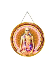 Srila Bhaktisiddhanta Sarasvati Thakura.  12x12 Inch Round Religious Photo Frame | Spiritual Wall Decor For Home Temple, Pooja Room & Office | Divine Wall Art Picture For Worship, Meditation & Gift (F13256)