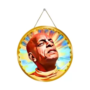 Bhaktivedanta Swami Prabhupada 12x12 Inch Round Religious Photo Frame | Spiritual Wall Decor For Home Temple, Pooja Room & Office | Divine Wall Art Picture For Worship, Meditation & Gift (F13257) Bhaktivedanta Swami Prabhupada 12x12 Inch Round Religious Photo Frame | Spiritual Wall Decor For Home Temple, Pooja Room & Office | Divine Wall Art Picture For Worship, Meditation & Gift (F13257)