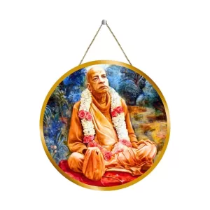 Bhaktivedanta Swami Prabhupada 12x12 Inch Round Religious Photo Frame | Spiritual Wall Decor For Home Temple, Pooja Room & Office | Divine Wall Art Picture For Worship, Meditation & Gift (F13263) Bhaktivedanta Swami Prabhupada 12x12 Inch Round Religious Photo Frame | Spiritual Wall Decor For Home Temple, Pooja Room & Office | Divine Wall Art Picture For Worship, Meditation & Gift (F13263)
