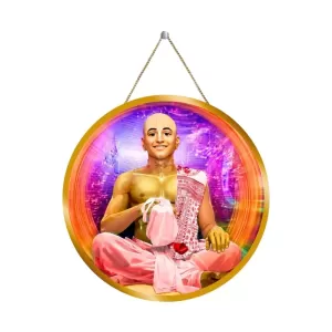 Shri Krishna Chaitanya Mahaprabhu 12x12 Inch Round Religious Photo Frame | Spiritual Wall Decor For Home Temple, Pooja Room & Office | Divine Wall Art Picture For Worship, Meditation & Gift (F13268) Shri Krishna Chaitanya Mahaprabhu 12x12 Inch Round Religious Photo Frame | Spiritual Wall Decor For Home Temple, Pooja Room & Office | Divine Wall Art Picture For Worship, Meditation & Gift (F13268)