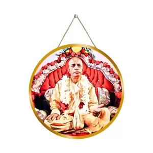 Bhaktivedanta Swami Prabhupada 12x12 Inch Round Religious Photo Frame | Spiritual Wall Decor For Home Temple, Pooja Room & Office | Divine Wall Art Picture For Worship, Meditation & Gift (F13269) Bhaktivedanta Swami Prabhupada 12x12 Inch Round Religious Photo Frame | Spiritual Wall Decor For Home Temple, Pooja Room & Office | Divine Wall Art Picture For Worship, Meditation & Gift (F13269)
