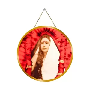 Sri Sarada Devi 12x12 Inch Round Religious Photo Frame | Spiritual Wall Decor For Home Temple, Pooja Room & Office | Divine Wall Art Picture For Worship, Meditation & Gift (F13284) Sri Sarada Devi 12x12 Inch Round Religious Photo Frame | Spiritual Wall Decor For Home Temple, Pooja Room & Office | Divine Wall Art Picture For Worship, Meditation & Gift (F13284)