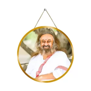 Sri Sri Ravi Shankar 12x12 Inch Round Religious Photo Frame | Spiritual Wall Decor For Home Temple, Pooja Room & Office | Divine Wall Art Picture For Worship, Meditation & Gift (F13303) Sri Sri Ravi Shankar 12x12 Inch Round Religious Photo Frame | Spiritual Wall Decor For Home Temple, Pooja Room & Office | Divine Wall Art Picture For Worship, Meditation & Gift (F13303)