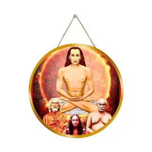 Mahavatar Babaji 12x12 Inch Round Religious Photo Frame | Spiritual Wall Decor For Home Temple, Pooja Room & Office | Divine Wall Art Picture For Worship, Meditation & Gift (F13313) Mahavatar Babaji 12x12 Inch Round Religious Photo Frame | Spiritual Wall Decor For Home Temple, Pooja Room & Office | Divine Wall Art Picture For Worship, Meditation & Gift (F13313)