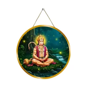 Lord Hanuman 12x12 Inch Round Religious Photo Frame | Spiritual Wall Decor For Home Temple, Pooja Room & Office | Divine Wall Art Picture For Worship, Meditation & Gift (F13324) Lord Hanuman 12x12 Inch Round Religious Photo Frame | Spiritual Wall Decor For Home Temple, Pooja Room & Office | Divine Wall Art Picture For Worship, Meditation & Gift (F13324)