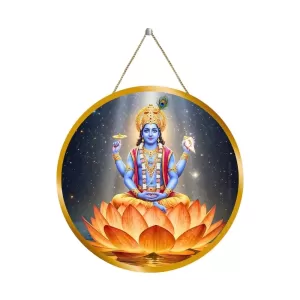Lord Vishnu 12x12 Inch Round Religious Photo Frame | Spiritual Wall Decor For Home Temple, Pooja Room & Office | Divine Wall Art Picture For Worship, Meditation & Gift (F13344) Lord Vishnu 12x12 Inch Round Religious Photo Frame | Spiritual Wall Decor For Home Temple, Pooja Room & Office | Divine Wall Art Picture For Worship, Meditation & Gift (F13344)