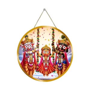 Lord Jagannath 12x12 Inch Round Religious Photo Frame | Spiritual Wall Decor For Home Temple, Pooja Room & Office | Divine Wall Art Picture For Worship, Meditation & Gift (F13421) Lord Jagannath 12x12 Inch Round Religious Photo Frame | Spiritual Wall Decor For Home Temple, Pooja Room & Office | Divine Wall Art Picture For Worship, Meditation & Gift (F13421)