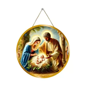 Lord Jesus 12x12 Inch Round Religious Photo Frame | Spiritual Wall Decor For Home Temple, Pooja Room & Office | Divine Wall Art Picture For Worship, Meditation & Gift (F13422) Lord Jesus 12x12 Inch Round Religious Photo Frame | Spiritual Wall Decor For Home Temple, Pooja Room & Office | Divine Wall Art Picture For Worship, Meditation & Gift (F13422)
