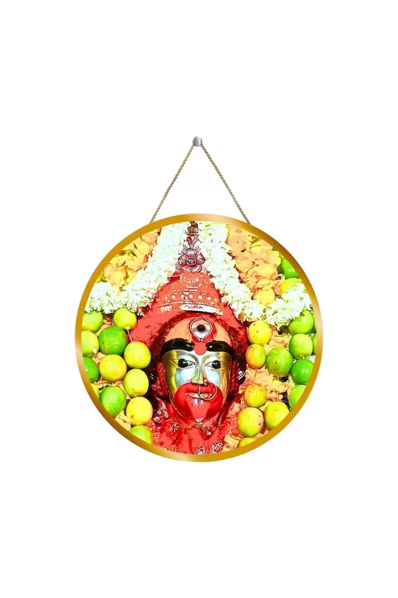 Maa Tara  12x12 Inch Round Religious Photo Frame | Spiritual Wall Decor For Home Temple, Pooja Room & Office | Divine Wall Art Picture For Worship, Meditation & Gift (F13430)