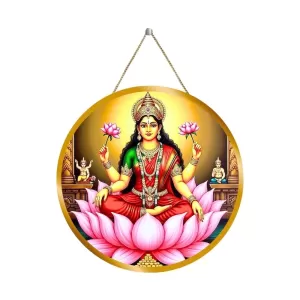 Goddess Lakshmi 12x12 Inch Round Religious Photo Frame | Spiritual Wall Decor For Home Temple, Pooja Room & Office | Divine Wall Art Picture For Worship, Meditation & Gift (F13437) Goddess Lakshmi 12x12 Inch Round Religious Photo Frame | Spiritual Wall Decor For Home Temple, Pooja Room & Office | Divine Wall Art Picture For Worship, Meditation & Gift (F13437)