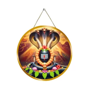 Shiva Lingam 12x12 Inch Round Religious Photo Frame | Spiritual Wall Decor For Home Temple, Pooja Room & Office | Divine Wall Art Picture For Worship, Meditation & Gift (F13450) Shiva Lingam 12x12 Inch Round Religious Photo Frame | Spiritual Wall Decor For Home Temple, Pooja Room & Office | Divine Wall Art Picture For Worship, Meditation & Gift (F13450)