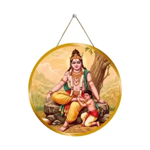 Ayyappa Swami 12x12 Inch Round Religious Photo Frame | Spiritual Wall Decor For Home Temple, Pooja Room & Office | Divine Wall Art Picture For Worship, Meditation & Gift (F13451) Ayyappa Swami 12x12 Inch Round Religious Photo Frame | Spiritual Wall Decor For Home Temple, Pooja Room & Office | Divine Wall Art Picture For Worship, Meditation & Gift (F13451)