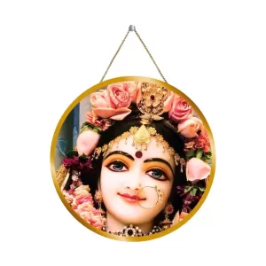 Radha 12x12 Inch Round Religious Photo Frame | Spiritual Wall Decor For Home Temple, Pooja Room & Office | Divine Wall Art Picture For Worship, Meditation & Gift (F13466) Radha 12x12 Inch Round Religious Photo Frame | Spiritual Wall Decor For Home Temple, Pooja Room & Office | Divine Wall Art Picture For Worship, Meditation & Gift (F13466)