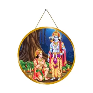 Lord Rama Hanuman 12x12 Inch Round Religious Photo Frame | Spiritual Wall Decor For Home Temple, Pooja Room & Office | Divine Wall Art Picture For Worship, Meditation & Gift (F13479) Lord Rama Hanuman 12x12 Inch Round Religious Photo Frame | Spiritual Wall Decor For Home Temple, Pooja Room & Office | Divine Wall Art Picture For Worship, Meditation & Gift (F13479)