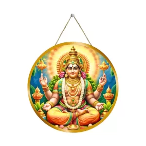 Lord Kubera 12x12 Inch Round Religious Photo Frame | Spiritual Wall Decor For Home Temple, Pooja Room & Office | Divine Wall Art Picture For Worship, Meditation & Gift (F13492) Lord Kubera 12x12 Inch Round Religious Photo Frame | Spiritual Wall Decor For Home Temple, Pooja Room & Office | Divine Wall Art Picture For Worship, Meditation & Gift (F13492)