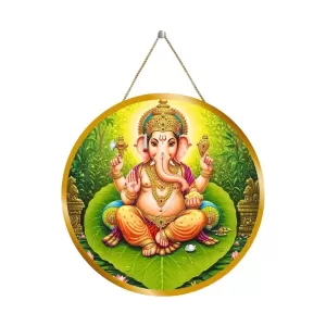 Lord Ganesha 12x12 Inch Round Religious Photo Frame | Spiritual Wall Decor For Home Temple, Pooja Room & Office | Divine Wall Art Picture For Worship, Meditation & Gift (F13499) Lord Ganesha 12x12 Inch Round Religious Photo Frame | Spiritual Wall Decor For Home Temple, Pooja Room & Office | Divine Wall Art Picture For Worship, Meditation & Gift (F13499)