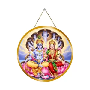 Lord Vishnu Lakshmi 12x12 Inch Round Religious Photo Frame | Spiritual Wall Decor For Home Temple, Pooja Room & Office | Divine Wall Art Picture For Worship, Meditation & Gift (F13508) Lord Vishnu Lakshmi 12x12 Inch Round Religious Photo Frame | Spiritual Wall Decor For Home Temple, Pooja Room & Office | Divine Wall Art Picture For Worship, Meditation & Gift (F13508)