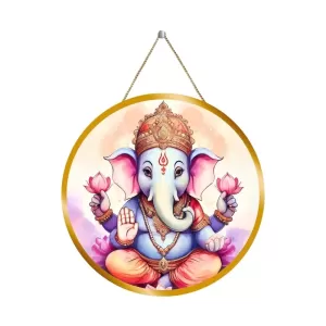 Lord Ganesha 12x12 Inch Round Religious Photo Frame | Spiritual Wall Decor For Home Temple, Pooja Room & Office | Divine Wall Art Picture For Worship, Meditation & Gift (F13511) Lord Ganesha 12x12 Inch Round Religious Photo Frame | Spiritual Wall Decor For Home Temple, Pooja Room & Office | Divine Wall Art Picture For Worship, Meditation & Gift (F13511)