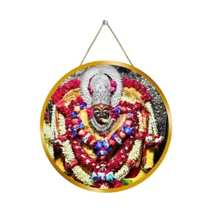 Maa Sharda Bhavani 12x12 Inch Round Religious Photo Frame | Spiritual Wall Decor For Home Temple, Pooja Room & Office | Divine Wall Art Picture For Worship, Meditation & Gift (F13521) Maa Sharda Bhavani 12x12 Inch Round Religious Photo Frame | Spiritual Wall Decor For Home Temple, Pooja Room & Office | Divine Wall Art Picture For Worship, Meditation & Gift (F13521)