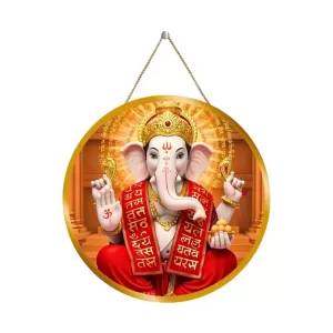 Lord Ganesha 12x12 Inch Round Religious Photo Frame | Spiritual Wall Decor For Home Temple, Pooja Room & Office | Divine Wall Art Picture For Worship, Meditation & Gift (F13540) Lord Ganesha 12x12 Inch Round Religious Photo Frame | Spiritual Wall Decor For Home Temple, Pooja Room & Office | Divine Wall Art Picture For Worship, Meditation & Gift (F13540)