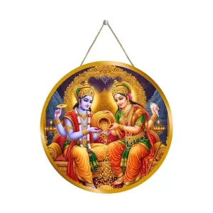 Lord Vishnu Lakshmi 12x12 Inch Round Religious Photo Frame | Spiritual Wall Decor For Home Temple, Pooja Room & Office | Divine Wall Art Picture For Worship, Meditation & Gift (F13550) Lord Vishnu Lakshmi 12x12 Inch Round Religious Photo Frame | Spiritual Wall Decor For Home Temple, Pooja Room & Office | Divine Wall Art Picture For Worship, Meditation & Gift (F13550)