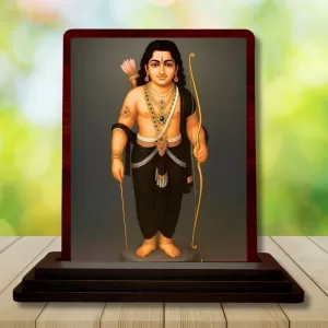 Car Desk/Table Top Lord Ayyappan Wooden Photo Stand 3x4 Inches, Compact & Stylish Spiritual Display For Car, Home & Office (Pack Of 1) (F14251) Car Desk/Table Top Lord Ayyappan Wooden Photo Stand 3x4 Inches, Compact & Stylish Spiritual Display For Car, Home & Office (Pack Of 1) (F14251)