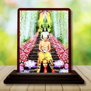 Car Desk/Table Top Mahavathar Babaji Wooden Photo Stand 3x4 Inches, Compact & Stylish Spiritual Display For Car, Home & Office (Pack Of 1) (F14320) Car Desk/Table Top Mahavathar Babaji Wooden Photo Stand 3x4 Inches, Compact & Stylish Spiritual Display For Car, Home & Office (Pack Of 1) (F14320)