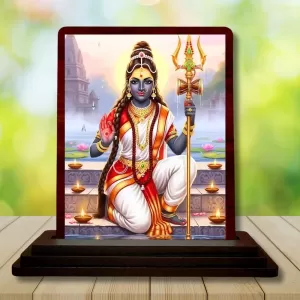 Car Desk/Table Top Lord Parvathi Maatha Wooden Photo Stand 3x4 Inches, Compact & Stylish Spiritual Display For Car, Home & Office (Pack Of 1) (F14416) Car Desk/Table Top Lord Parvathi Maatha Wooden Photo Stand 3x4 Inches, Compact & Stylish Spiritual Display For Car, Home & Office (Pack Of 1) (F14416)