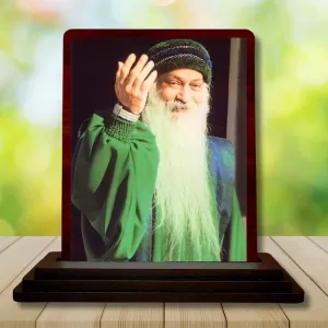 Car Desk/Table Top Osho Wooden Photo Stand 3x4 Inches, Compact & Stylish Spiritual Display For Car, Home & Office (Pack Of 1) (F14439) Car Desk/Table Top Osho Wooden Photo Stand 3x4 Inches, Compact & Stylish Spiritual Display For Car, Home & Office (Pack Of 1) (F14439)
