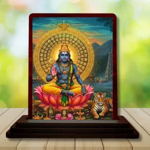 Car Desk/Table Top Lord Surya Deva Wooden Photo Stand 3x4 Inches, Compact & Stylish Spiritual Display For Car, Home & Office (Pack Of 1) (F14459) Car Desk/Table Top Lord Surya Deva Wooden Photo Stand 3x4 Inches, Compact & Stylish Spiritual Display For Car, Home & Office (Pack Of 1) (F14459)