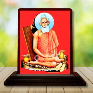 Car Desk/Table Top Baba Lokenath Brahmachari Wooden Photo Stand 3x4 Inches, Compact & Stylish Spiritual Display For Car, Home & Office (Pack Of 1) (F14488) Car Desk/Table Top Baba Lokenath Brahmachari Wooden Photo Stand 3x4 Inches, Compact & Stylish Spiritual Display For Car, Home & Office (Pack Of 1) (F14488)