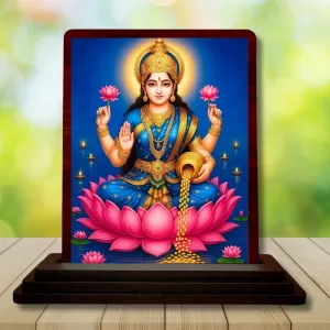 Car Desk/Table Top Goddess Lakshmi Wooden Photo Stand 3x4 Inches, Compact & Stylish Spiritual Display For Car, Home & Office (Pack Of 1) (F14527) Car Desk/Table Top Goddess Lakshmi Wooden Photo Stand 3x4 Inches, Compact & Stylish Spiritual Display For Car, Home & Office (Pack Of 1) (F14527)