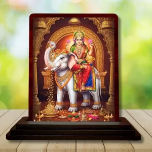 Car Desk/Table Top Goddess Lakshmi Wooden Photo Stand 3x4 Inches, Compact & Stylish Spiritual Display For Car, Home & Office (Pack Of 1) (F14555) Car Desk/Table Top Goddess Lakshmi Wooden Photo Stand 3x4 Inches, Compact & Stylish Spiritual Display For Car, Home & Office (Pack Of 1) (F14555)
