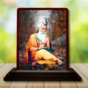 Car Desk/Table Top Vyasa Maharshi Wooden Photo Stand 3x4 Inches, Compact & Stylish Spiritual Display For Car, Home & Office (Pack Of 1) (F14569) Car Desk/Table Top Vyasa Maharshi Wooden Photo Stand 3x4 Inches, Compact & Stylish Spiritual Display For Car, Home & Office (Pack Of 1) (F14569)