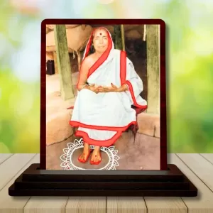 Car Desk/Table Top Maa Sarada (Sarada Devi) Wooden Photo Stand 3x4 Inches, Compact & Stylish Spiritual Display For Car, Home & Office (Pack Of 1) (F14638) Car Desk/Table Top Maa Sarada (Sarada Devi) Wooden Photo Stand 3x4 Inches, Compact & Stylish Spiritual Display For Car, Home & Office (Pack Of 1) (F14638)