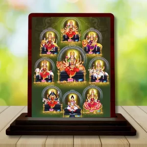 Car Desk/Table Top Maa Durga Wooden Photo Stand 3x4 Inches, Compact & Stylish Spiritual Display For Car, Home & Office (Pack Of 1) (F15071) Car Desk/Table Top Maa Durga Wooden Photo Stand 3x4 Inches, Compact & Stylish Spiritual Display For Car, Home & Office (Pack Of 1) (F15071)