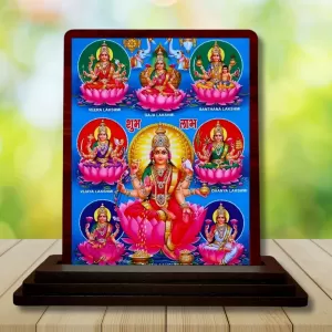 Car Desk/Table Top Maa Laxmi Wooden Photo Stand 3x4 Inches, Compact & Stylish Spiritual Display For Car, Home & Office (Pack Of 1) (F15072) Car Desk/Table Top Maa Laxmi Wooden Photo Stand 3x4 Inches, Compact & Stylish Spiritual Display For Car, Home & Office (Pack Of 1) (F15072)