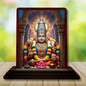 Car Desk/Table Top Tirupati Balaji Wooden Photo Stand 3x4 Inches, Compact & Stylish Spiritual Display For Car, Home & Office (Pack Of 1) (F15136) Car Desk/Table Top Tirupati Balaji Wooden Photo Stand 3x4 Inches, Compact & Stylish Spiritual Display For Car, Home & Office (Pack Of 1) (F15136)