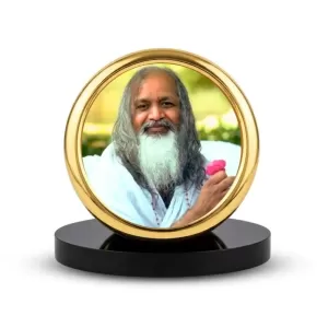Car Desk/Table Top Maharishi Mahesh Yogi Metal Golden Photo Stand 2x2 Inches, Compact & Stylish Spiritual Display For Car, Home & Office (Pack Of 1) (F18557) Car Desk/Table Top Maharishi Mahesh Yogi Metal Golden Photo Stand 2x2 Inches, Compact & Stylish Spiritual Display For Car, Home & Office (Pack Of 1) (F18557)
