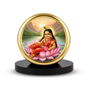 Car Desk/Table Top Radha Metal Golden Photo Stand 2x2 Inches, Compact & Stylish Spiritual Display For Car, Home & Office (Pack Of 1) (F18646) Car Desk/Table Top Radha Metal Golden Photo Stand 2x2 Inches, Compact & Stylish Spiritual Display For Car, Home & Office (Pack Of 1) (F18646)