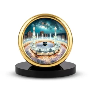 Car Desk/Table Top Mucca Masid Metal Golden Photo Stand 2x2 Inches, Compact & Stylish Spiritual Display For Car, Home & Office (Pack Of 1) (F18706) Car Desk/Table Top Mucca Masid Metal Golden Photo Stand 2x2 Inches, Compact & Stylish Spiritual Display For Car, Home & Office (Pack Of 1) (F18706)