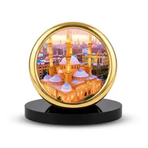 Car Desk/Table Top Mucca Masid Metal Golden Photo Stand 2x2 Inches, Compact & Stylish Spiritual Display For Car, Home & Office (Pack Of 1) (F18768) Car Desk/Table Top Mucca Masid Metal Golden Photo Stand 2x2 Inches, Compact & Stylish Spiritual Display For Car, Home & Office (Pack Of 1) (F18768)