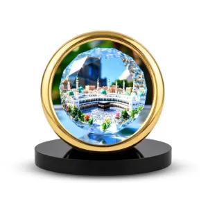 Car Desk/Table Top Mucca Masid Metal Golden Photo Stand 2x2 Inches, Compact & Stylish Spiritual Display For Car, Home & Office (Pack Of 1) (F18792) Car Desk/Table Top Mucca Masid Metal Golden Photo Stand 2x2 Inches, Compact & Stylish Spiritual Display For Car, Home & Office (Pack Of 1) (F18792)