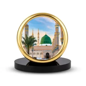 Car Desk/Table Top Mucca Masid Metal Golden Photo Stand 2x2 Inches, Compact & Stylish Spiritual Display For Car, Home & Office (Pack Of 1) (F18797) Car Desk/Table Top Mucca Masid Metal Golden Photo Stand 2x2 Inches, Compact & Stylish Spiritual Display For Car, Home & Office (Pack Of 1) (F18797)